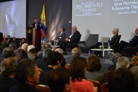 La paz impulsará el crecimiento y la equidad en Colombia: Presidente Santos