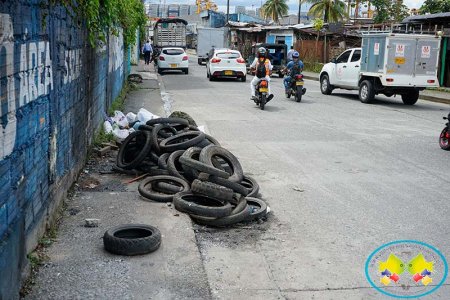 El EPA recogió mil quinientas llantas en diferentes focos