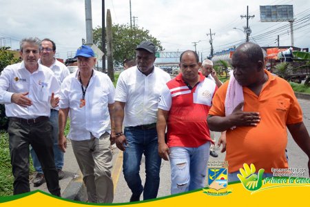 Secretario de Infraestructura Vial y Director de Invías realizaron recorrido por la avenida Simón Bolívar