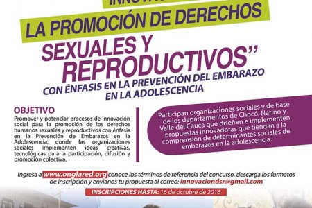 Concurso de Innovación Social para la promoción de Derechos Sexuales y Reproductivos