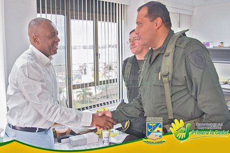 Alcalde dio la bienvenida al nuevo Comandante del Distrito Especial de Policía Buenaventura