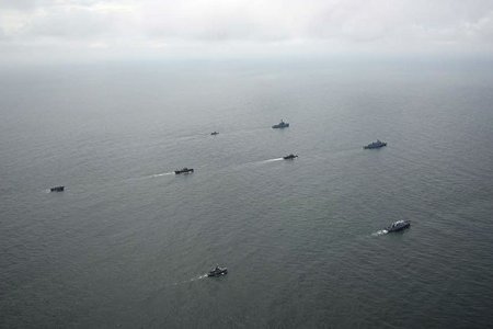 Armada Nacional desplegó su flota de superficie para adelantar ejercicios de entrenamiento naval