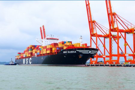 Aguadulce inició operaciones con la llegada de la Motonave MSC Sasha
