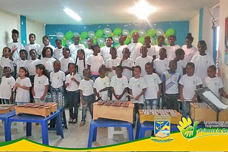 Ni&ntilde;os y jóvenes del barrio Alberto Lleras Camargo aprenden educación ambiental a través de la música