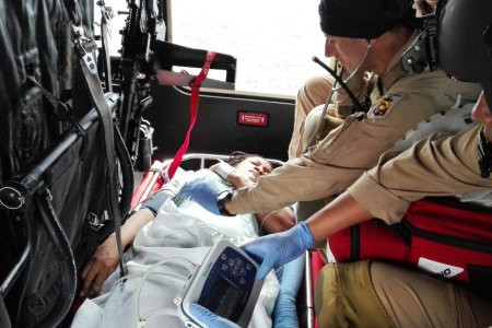 La Armada Nacional evacuó a mujer embarazada con  graves problemas de salud en el Chocó