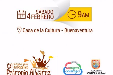 El sábado 4 de febrero se socializará en Buenaventura el reglamento del XXI Festival Petronio Álvarez