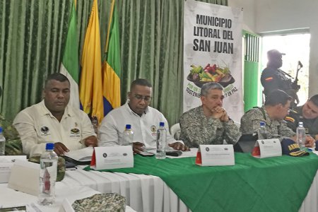 Consejo extraordinario de seguridad departamental en el Litoral de San Juan, Chocó