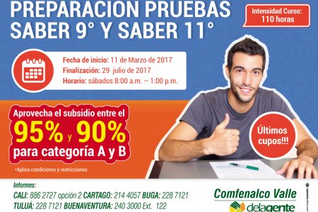 Prepárate para las Pruebas saber con Comfenalco Valle
