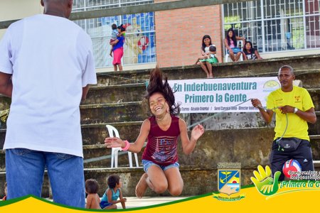 Inderbuenaventura realizó jornada recreativa a la comunidad indígena Chagpien Tordó