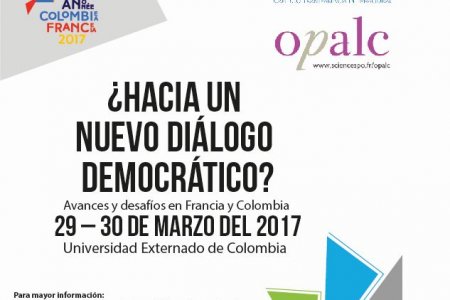 Expertos franceses y colombianos debatirán ¿Hacía un nuevo dialogo democrático?