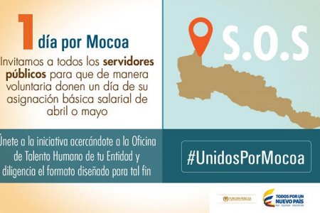 Función Pública invita a los servidores a dar una mano a Mocoa