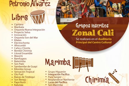Inician zonales para clasificar a la versión XXI del Festival de Música del Pacífico Petronio Álvarez