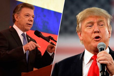 Presidente Trump anuncia visita del Presidente Santos a la Casa Blanca