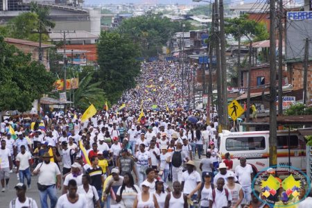 70 mil bonaverenses aproximadamente salieron a marchar por el territorio en el marco del paro cívico
