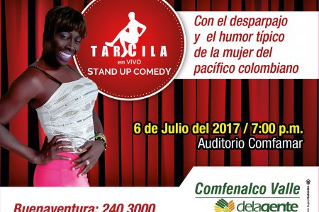 En vivo Stanp Up Comedy Tarcila, con el reconocido actor Omar Murillo
