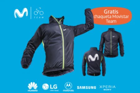 Adquiera ya la chaqueta oficial del Movistar Team