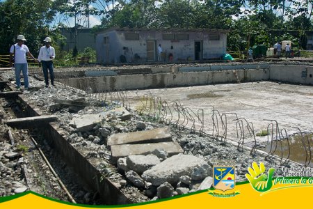Inderbuenaventura y Coldeportes realizaron seguimiento al avance de reconstrucción de la piscina olímpica y de clavados