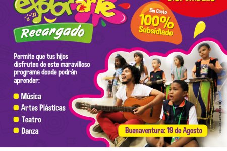 “Explorarte”, un programa artístico infantil que por primera vez llega a Buenaventura