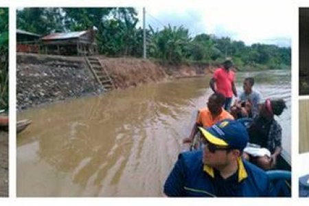 La UNGRD apoya labores de atención a damnificados por inundaciones en el Chocó