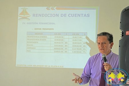 La ESE Distrital Luis Ablanque de la Plata realizó rendición de cuentas