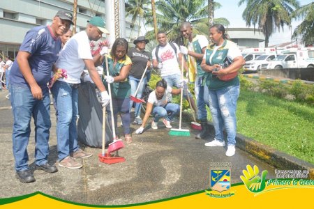 Se realizó jornada de aseo en el Hospital Distrital Luis Ablanque de la Plata