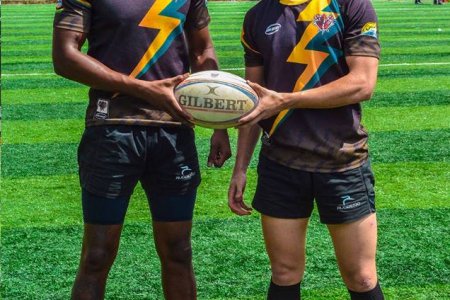 Gran partido de Rugby pro fondos jóvenes David Henríquez y Daniel Torres que viajan a Alemania