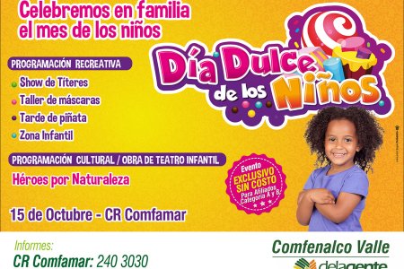 Comfenalco Valle en Buenaventura realizará una divertida celebración del mes de los ni&ntilde;os