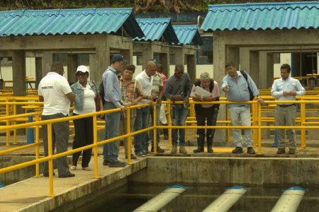 Entidades de control visitaron obras que realiza Findeter en plantas de tratamiento de agua