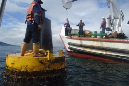 Realizaron mantenimiento a seis ayudas a la navegación en el pacífico colombiano