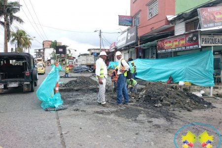 Por el F8 se iniciaron los trabajos de recuperación de la Autopista Simón Bolívar