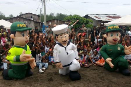 La Armada Nacional benefició más de nueve mil personas con servicios gratuitos de salud, recreación y deporte