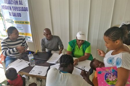 Oferta institucional de aseguramiento llegó a zona rural marítima