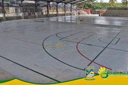 Escenario deportivo del Ineterpo será entregado en los próximos días: Secretario de Infraestructura