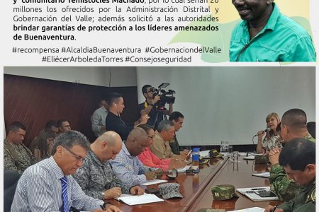 La alcaldía y gobernación ofrecen 20 millones de pesos por información que conduzca a la captura de homicidas de Temístocles Machado