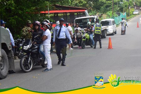 Agentes de Tránsito atendieron siniestros viales registrados el fin de semana en Buenaventura