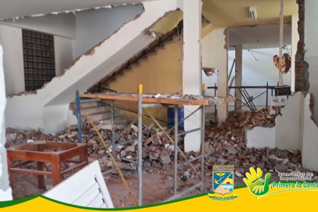 Avanzan a buen ritmo las obras de remodelación en la Casa de la Cultura Margarita Hurtado