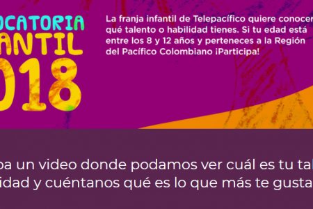 La Dirección Técnica de Cultura invita a la comunidad bonaverense a participar en la convocatoria infantil de Telepacífico