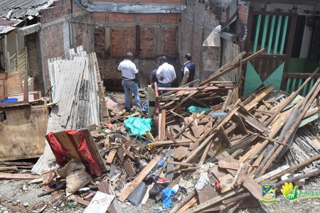 Inició el proceso de reconstrucción de la vivienda del reportero gráfico judicial Rubén Darío Salazar