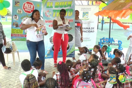 La Alcaldía de Buenaventura sensibilizó a ni&ntilde;os y jóvenes sobre la importancia de sus derechos