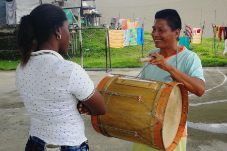 La Dirección Técnica de Cultura realizó jornada de atención a la comunidad indígena desplazada que se encuentra en el CAIJU