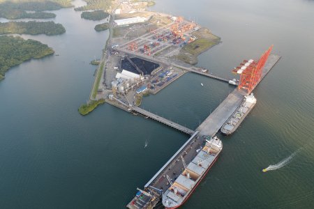 Terminal COMPAS Aguadulce realiza embarque récord de carbón desde Buenaventura