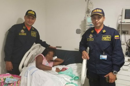 Nació un bebé a bordo de una lancha de la Armada Nacional en Buenaventura