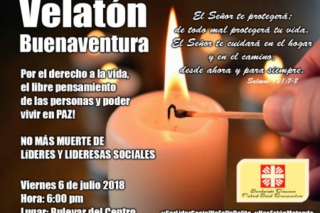 Buenaventura se une a la Velatón Nacional por la vida