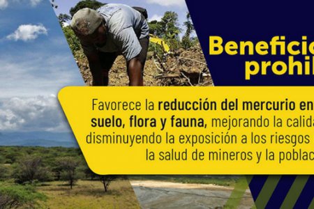 Entra en vigencia prohibición del mercurio en la minería de oro en Colombia