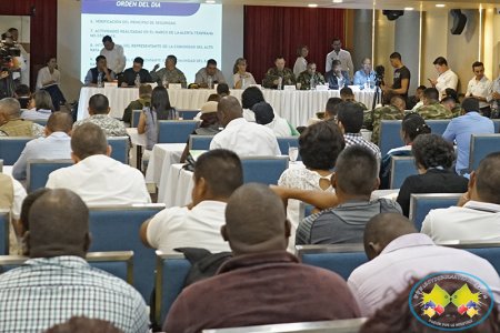 Se realizó Comité de Justicia Transicional Extraordinario con presencia de los gobernadores del Valle y Cauca para tratar problemática del Naya