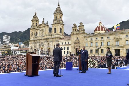 Iván Duque Márquez tomó posesión como Presidente de la República de Colombia para el periodo 2018-2022