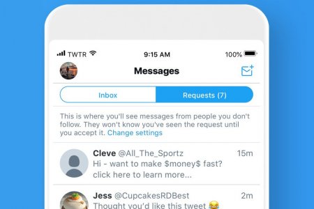Twitter a&ntilde;ade un filtro para que no te llegue spam en los mensajes privados