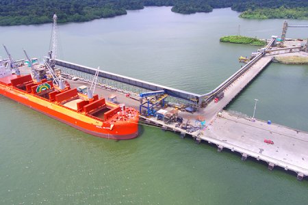 La Terminal COMPAS Aguadulce recibió el embarque más grande de trigo para la industria nacional