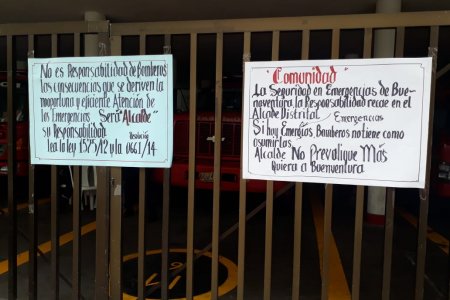 Continúa cese de actividades en el Meritorio Cuerpo de Bomberos Voluntarios de Buenaventura