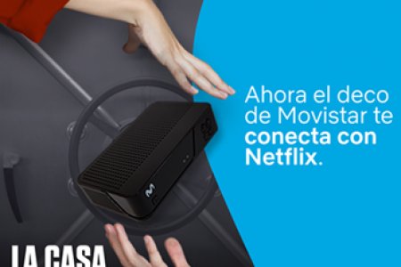 Movistar, la primera compa&ntilde;ía en ofrecer a sus clientes en Colombia la opción de disfrutar Netflix a través de los decodificadores conectados de Movistar Tv